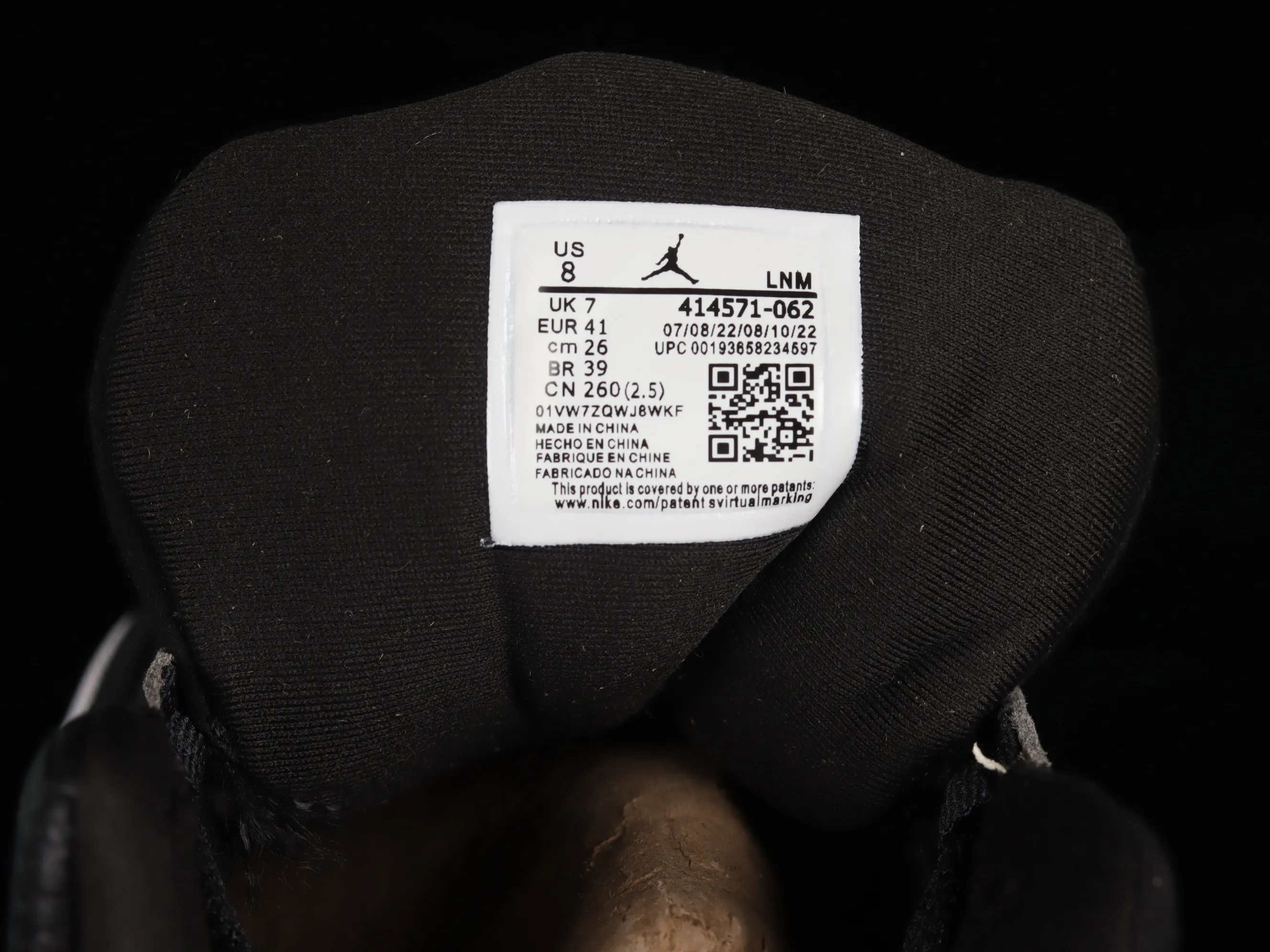 All categories Air Jordan Jordan series basketball shoes Air Jordan 13 Air Jordan 13 "BRED" AJ13 Joe 13 black and red basketball shoes 414571-062